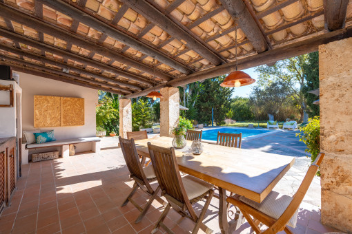 Covered veranda