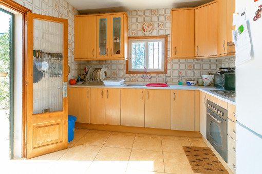 Kitchen of the lower apartment
