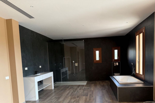 Luxury black bathroom