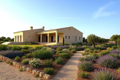 Spacious landscaped gardens