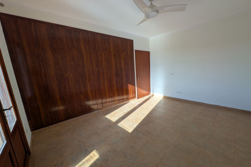 One of the three bedrooms