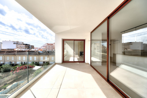 Terrace from the living area