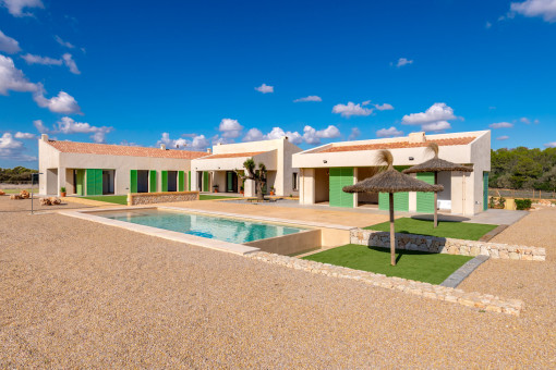 Garden and pool