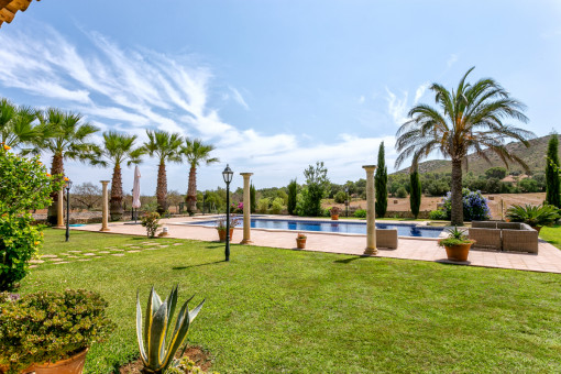 Beautiful, mediterranean garden
