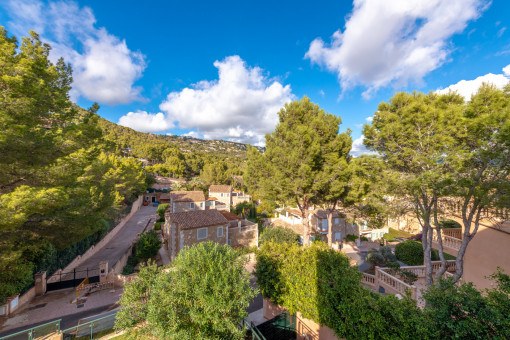 View over the surrounding countryside