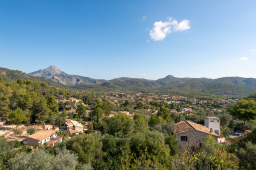 Dreamlike view of the landscape