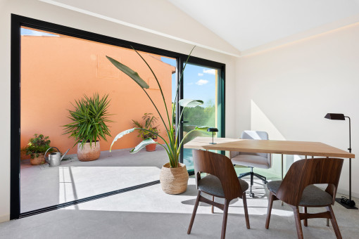 Office with its terrace