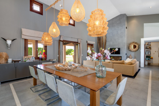 Living and dining area