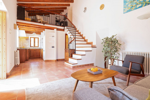 Kitchen and open gallery