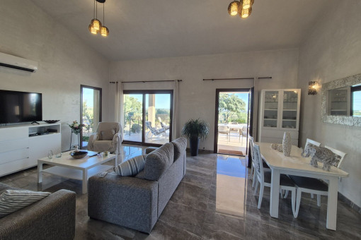 Living and dining area