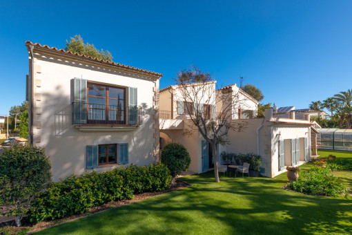 Well-maintained garden