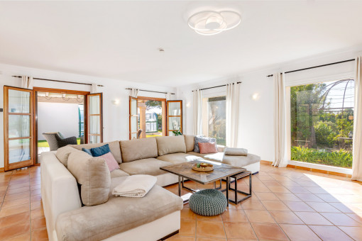 Light-filled living area