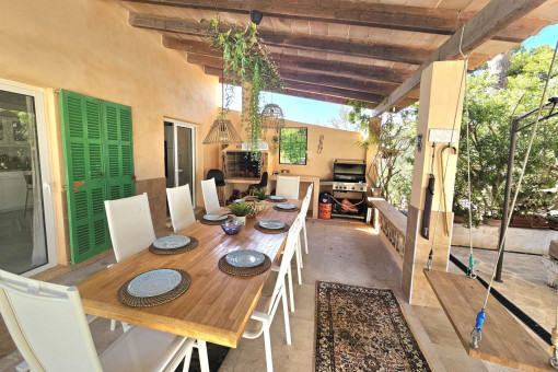 Terrace with barbecue