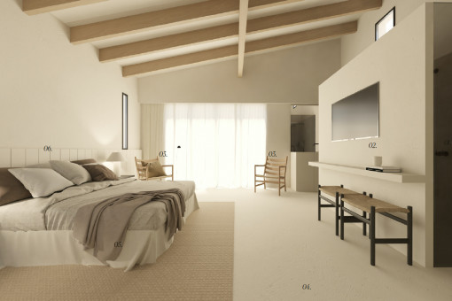 Masterbedroom renders