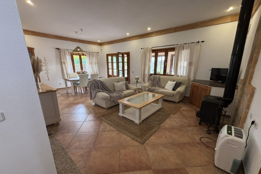 Spacious living-dining area