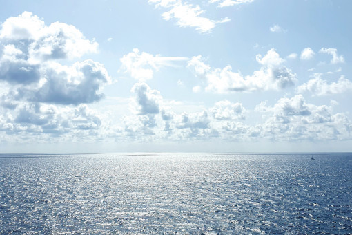 Ocean view from the upper terrace 