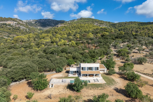 Peaceful setting at the foot of the Serra de Tramuntana