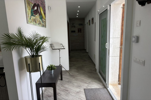 Bright entrance area