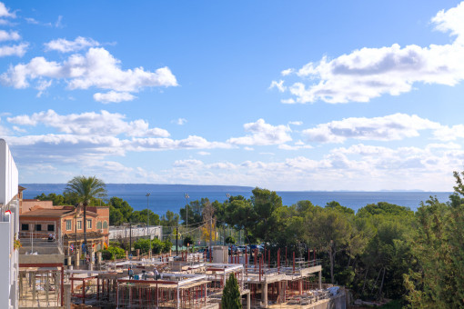 View from the rooftop terrace