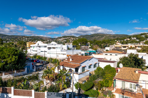 View from the rooftop terrace