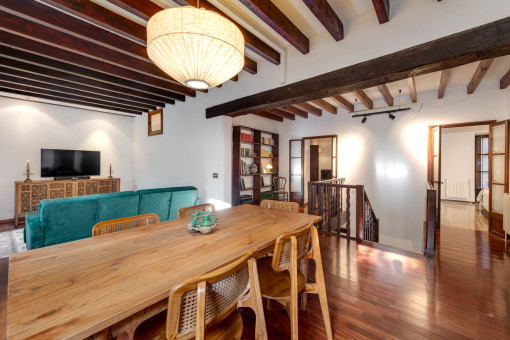 Living and dining area