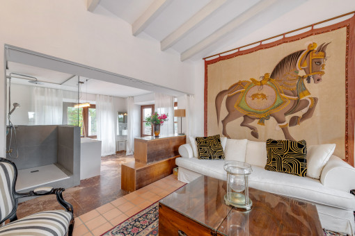 Master suite with warm atmosphere