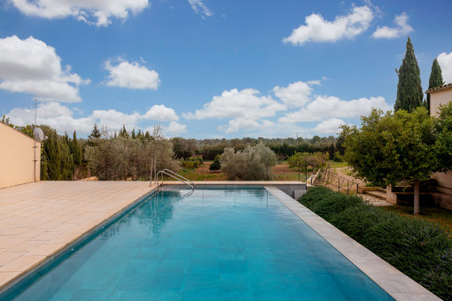Pool with dream views