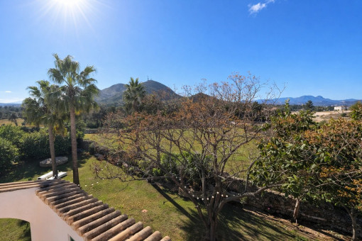 Countryside and mountain views