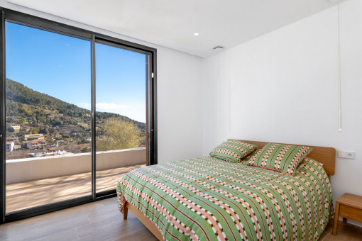 Schlafzimmer mit Terrassenzugang