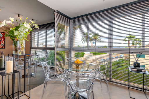 Dining area with a view