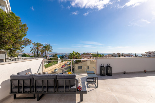 Sea view rooftop terrace