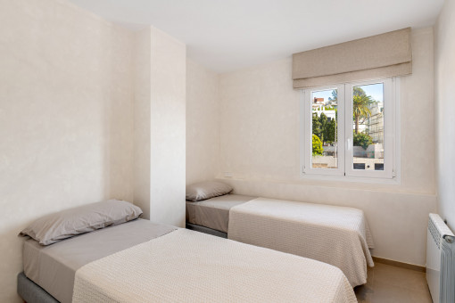 One of four bedrooms