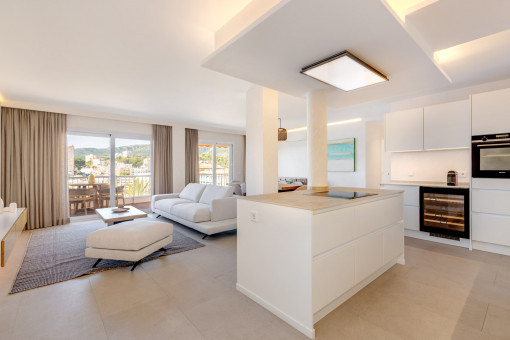 Living and dining area