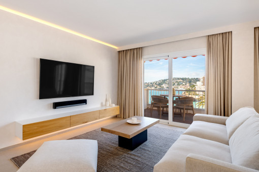Dining area with sea view