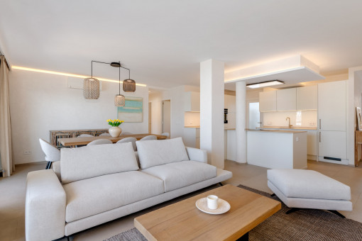 Living and dining area