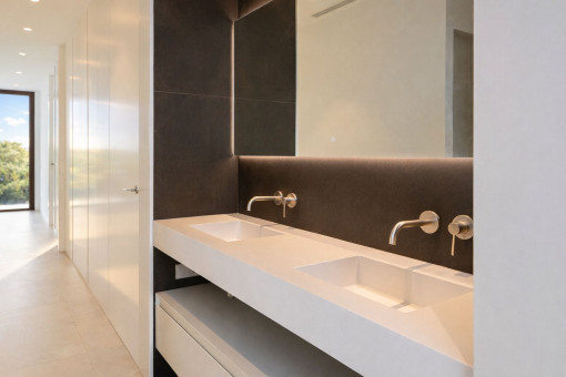 Modern bathrooms