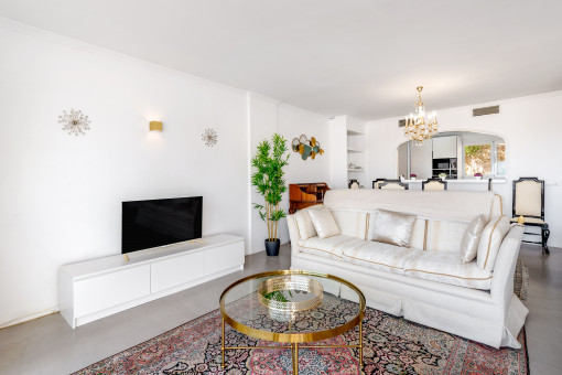 Living and dining area