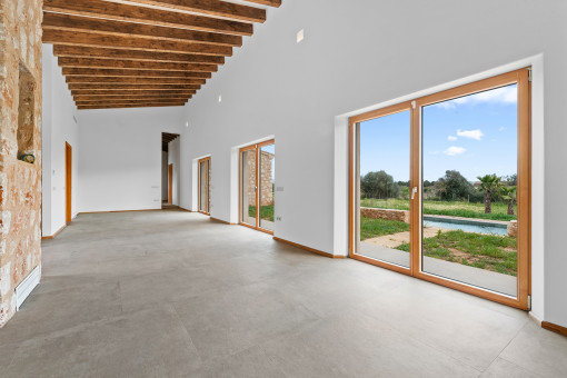 Dining and living area