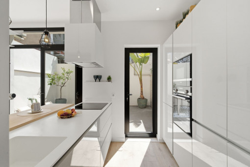 Flooded with natural light 