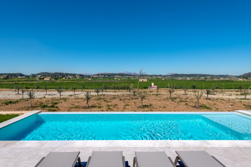 View of the Tramuntana mountains