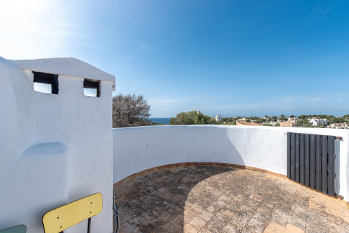Rooftop terrace with sea view