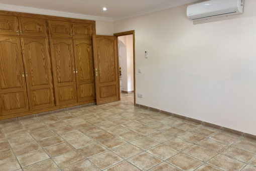 One of the two spacious double bedrooms