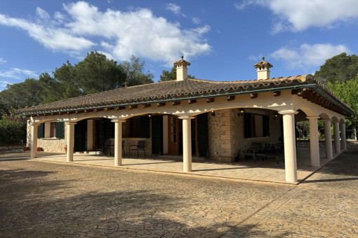 Main house with veranda