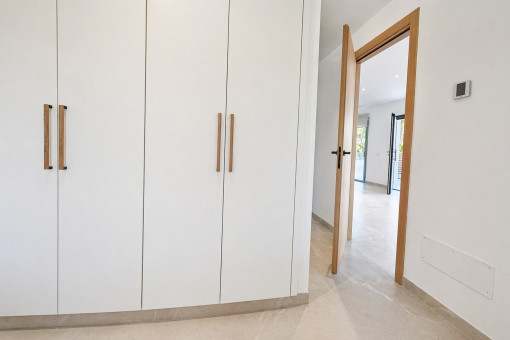 Spacious built-in wardrobes