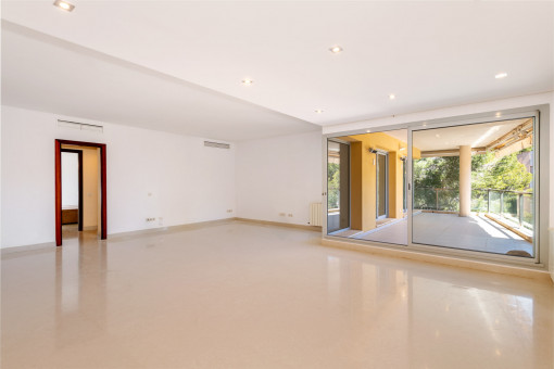 Living and dining area