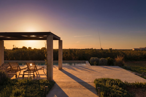 Access to the exclusive, secluded pool terrace