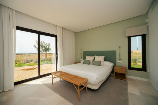Three comfortable guest bedrooms with elegant ambiance