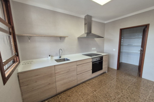Kitchen with pantry
