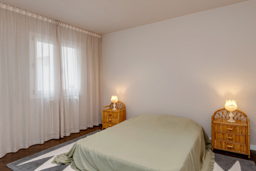 One of the two bedrooms