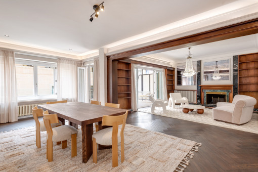 Living and dining area